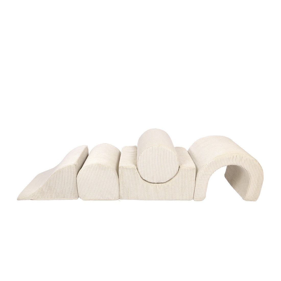 MeowBaby Aesthetic Kids Foam Climbing Blocks | Baby Soft Play Set | 5 Elements