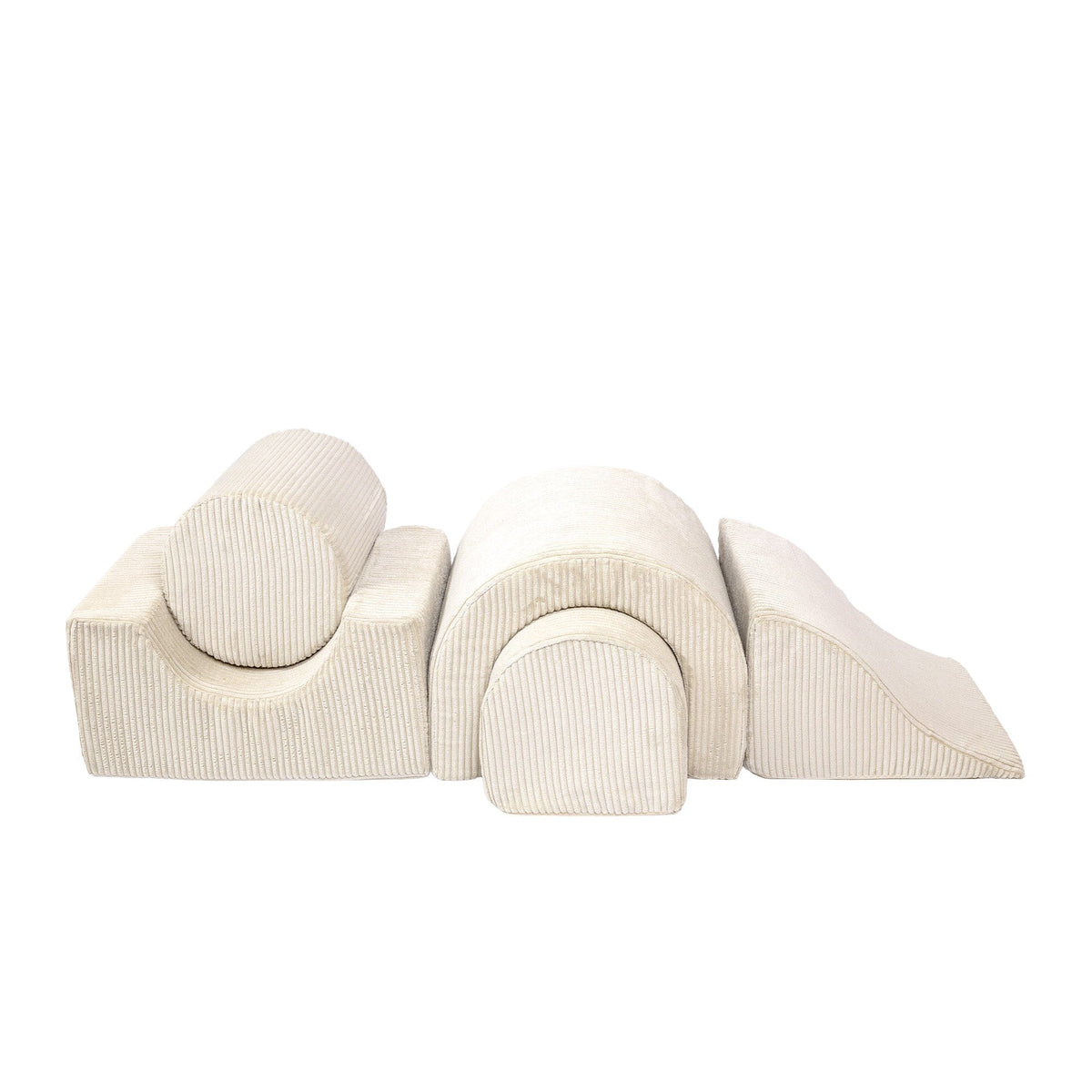 MeowBaby Aesthetic Kids Foam Climbing Blocks - Baby Soft Play Set | 5 Elements