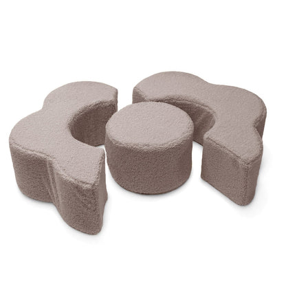 Meowbaby Foam Playground for Kids | Flower Shape Set | 3 Pieces | Bearly 