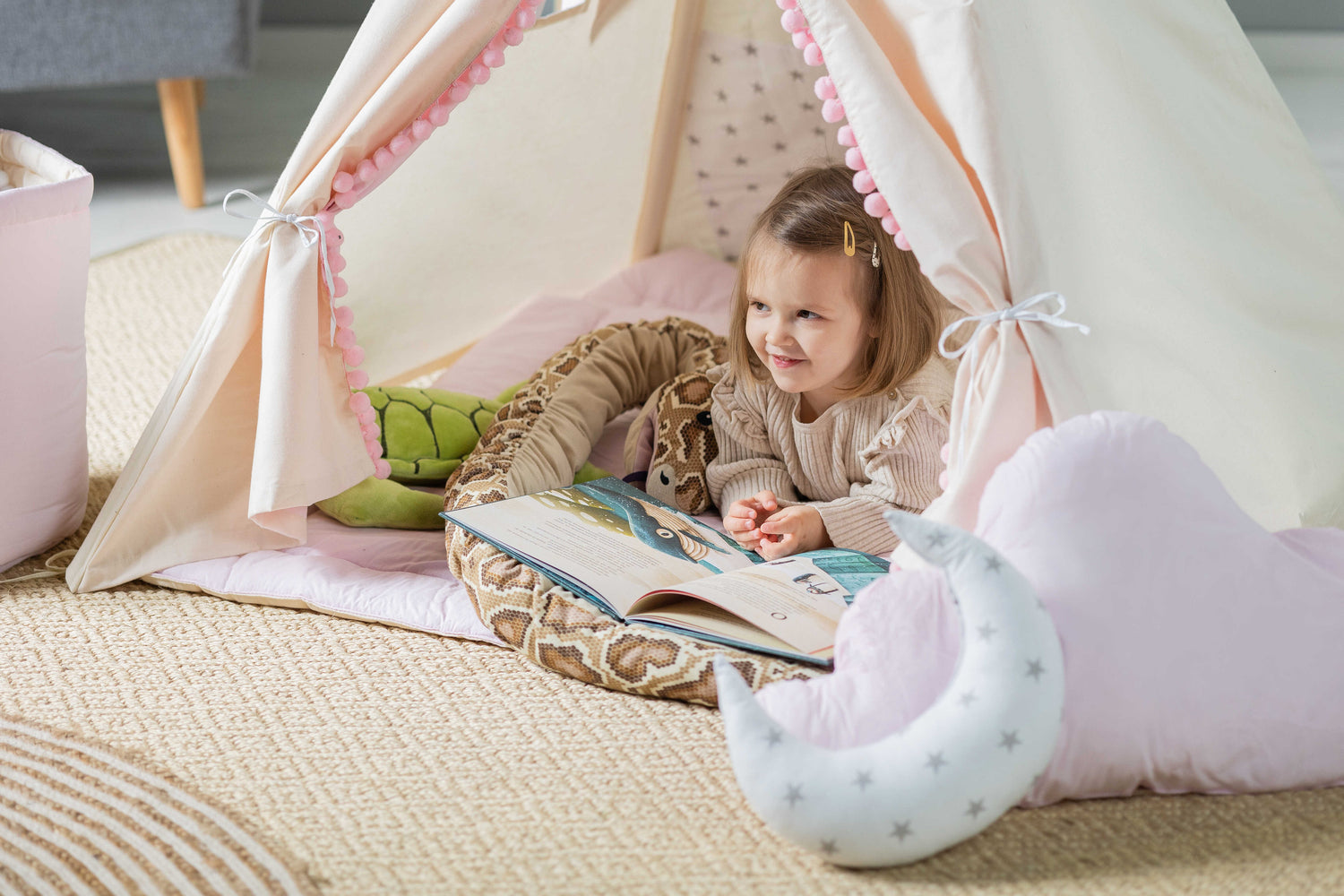 Kids Teepee Tent - Little Queen