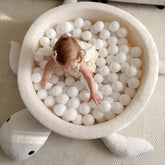 Boucle Ball Pit | MeowBaby Boucle Ball pit Turtle | Turtle Ball Pit Boucle | Foam Baby Ball Pit | Ball Pit for Kids |
