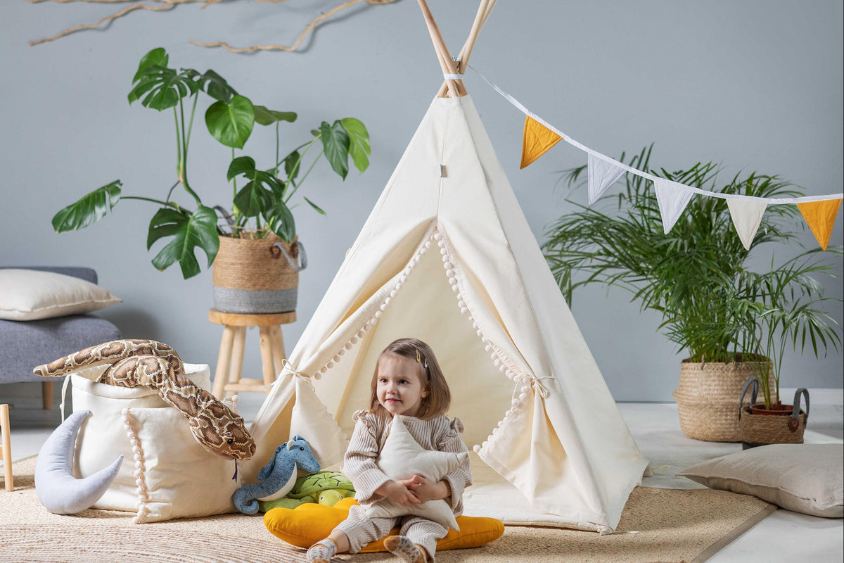 cream teepee tent | kids teepee | teepee for kids | cream teepee | children's teepee | teepee tent | 