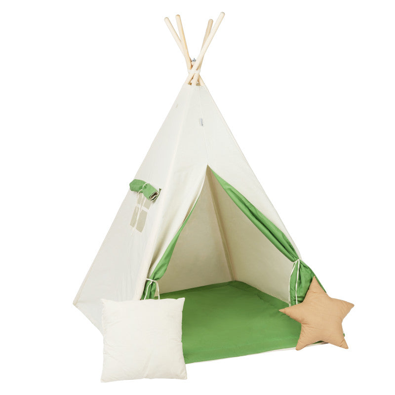 Green Teepee Tent | Teepee Green | Kids Teepee | Teepee Tent for Kids | Teepee Tent for Babies and Toddlers | Green Tent | Kids Teepee Tent | Teepee Tent for Boys &amp; Girls | 